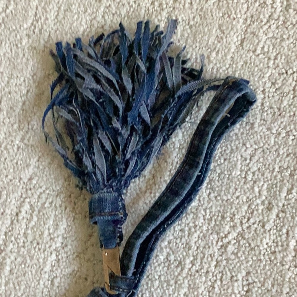 Wrangler Denim Wristlet with Tassel - Picture 4 of 5